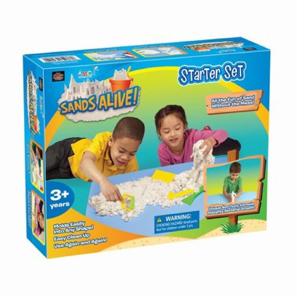 Sands Alive! "STARTER Play Set" Non Toxic by Play Visions - Picture 1 of 3